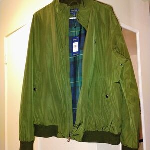 Men's Large Green Polo Ralph Lauren Classic Lite Weight Jacket